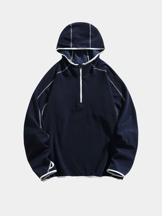 Keen - Unisex Quick-Dry Thermal Thumbhole Fleece Jacket - Navy Blue