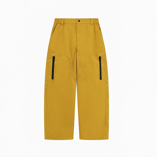 Lour - Unisex Quick-Dry Windproof & Wrinkle-Free Waterproof Trousers - Yellow