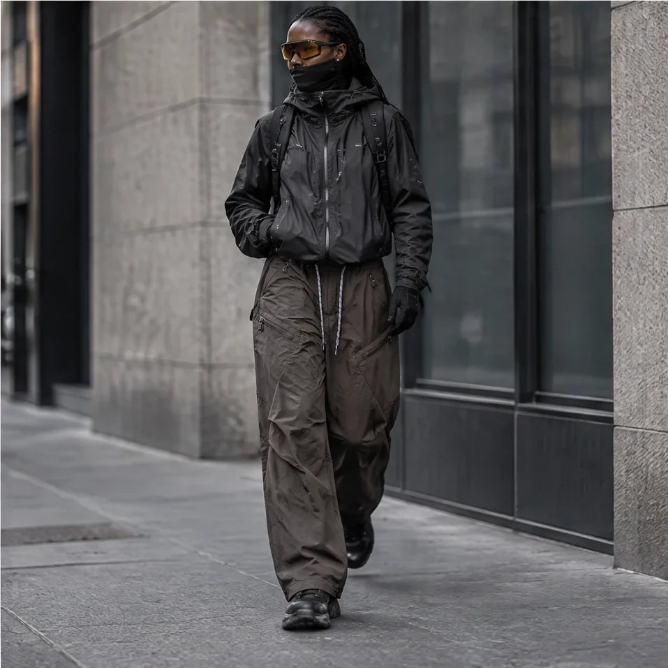 Shiel - Unisex Quick-Dry Windproof & Wrinkle-Free Waterproof Trousers - Brown
