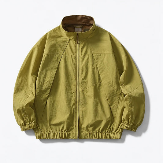 Spume - Unisex Water-Repellent & Windproof Stand-Collar Lightweight Jacket - Yellow