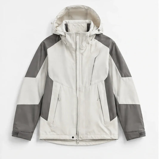 Screes - Mens Windproof Breathable & Hooded Waterproof Jacket - Khaki