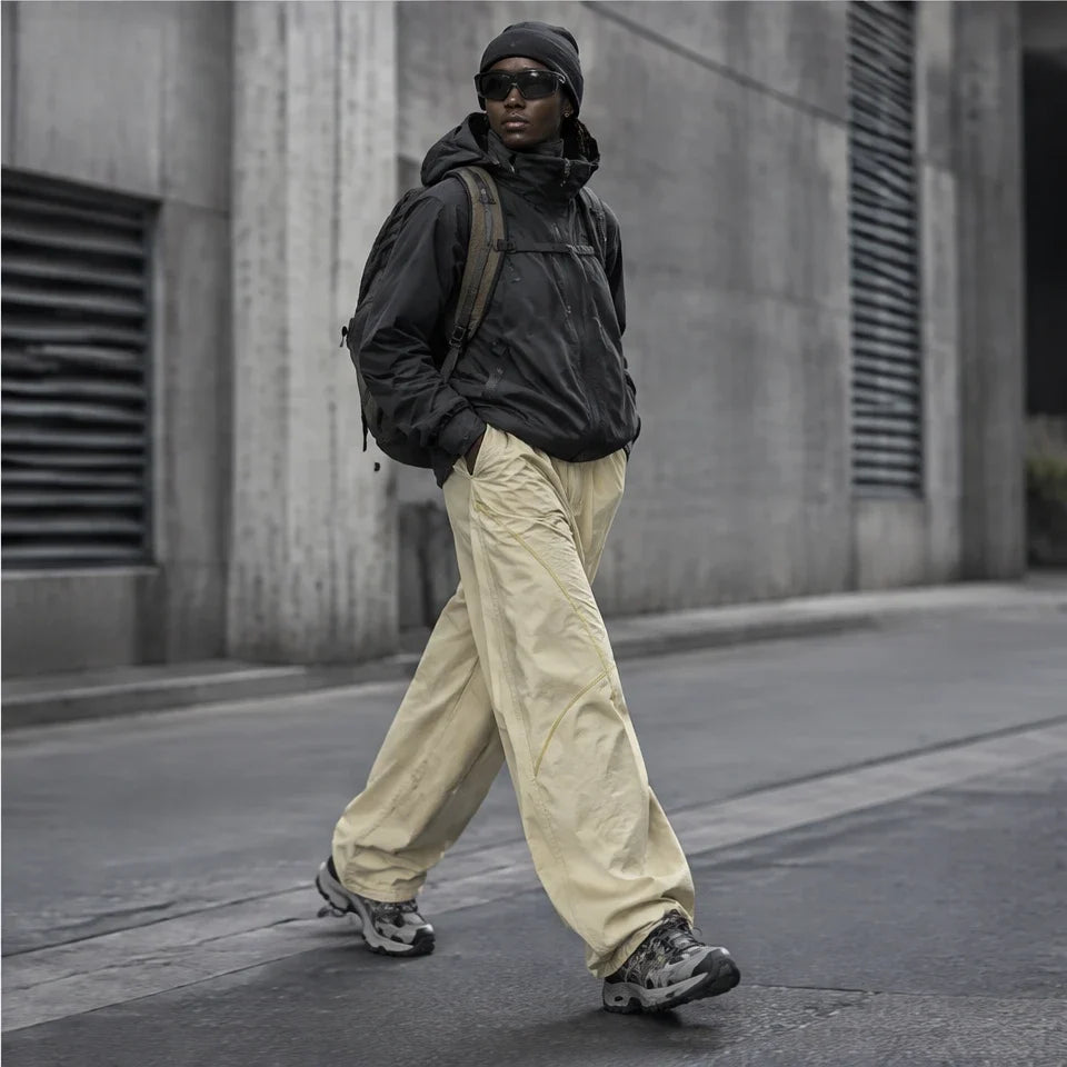 Nab - Unisex Water-Repellent & Quick-Dry Relaxed Fit Walking Trousers - Light Yellow