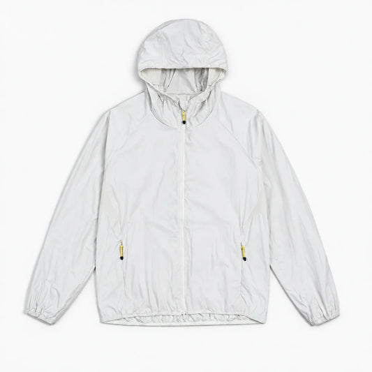 Virga - Unisex Water-Repellent & Windproof Mesh-Vent Lightweight Jacket - White