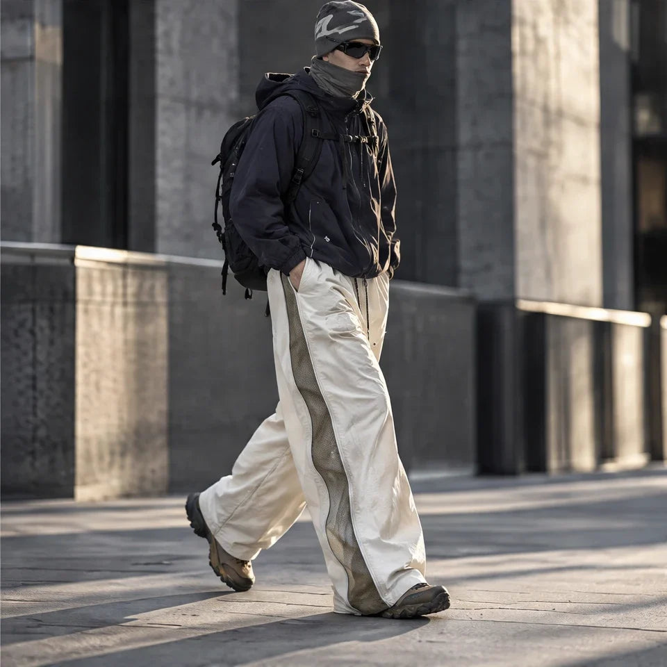 Roke - Unisex Quick-Dry Windproof & Cargo Fit Waterproof Trousers - Apricot