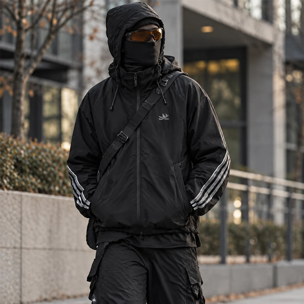 Spall - Unisex Water-Repellent & Windproof Triple-Protection Lightweight Jacket - Black