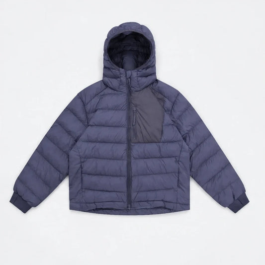 Floe - Unisex Insulated Windproof Duck Down Puffer Jacket - Purple