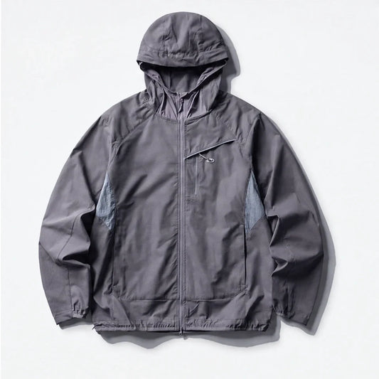 Brunt - Unisex Water-Repellent & Windproof Relaxed Fit Lightweight Jacket - Purple Smoke