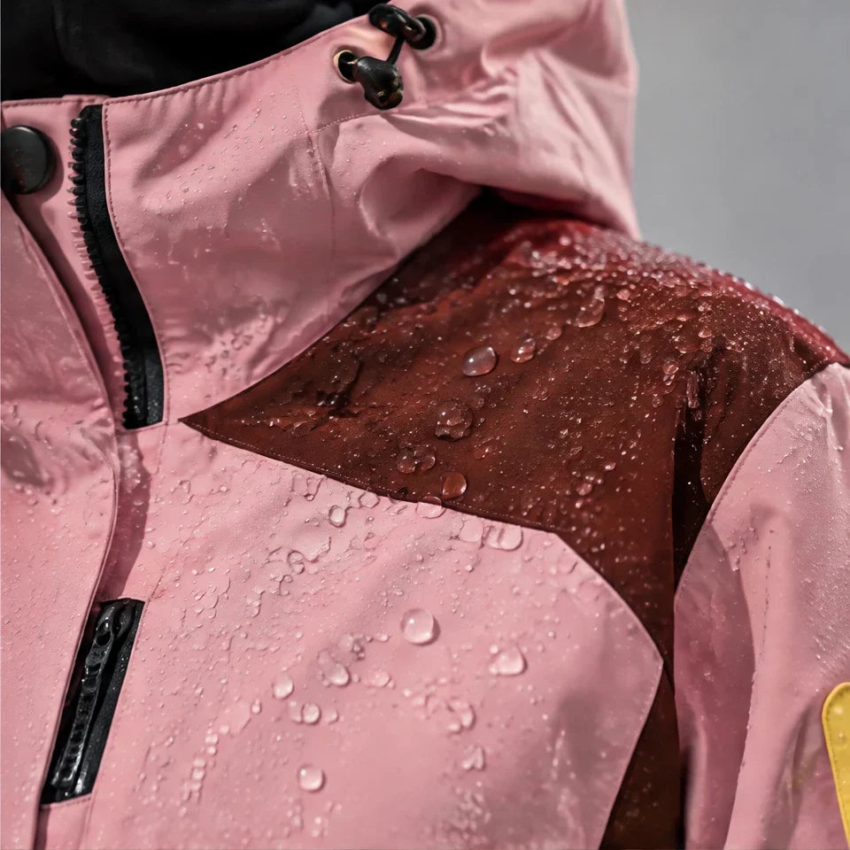 Haar - Womens Windproof Breathable & Laminated Waterproof Jacket - Pink