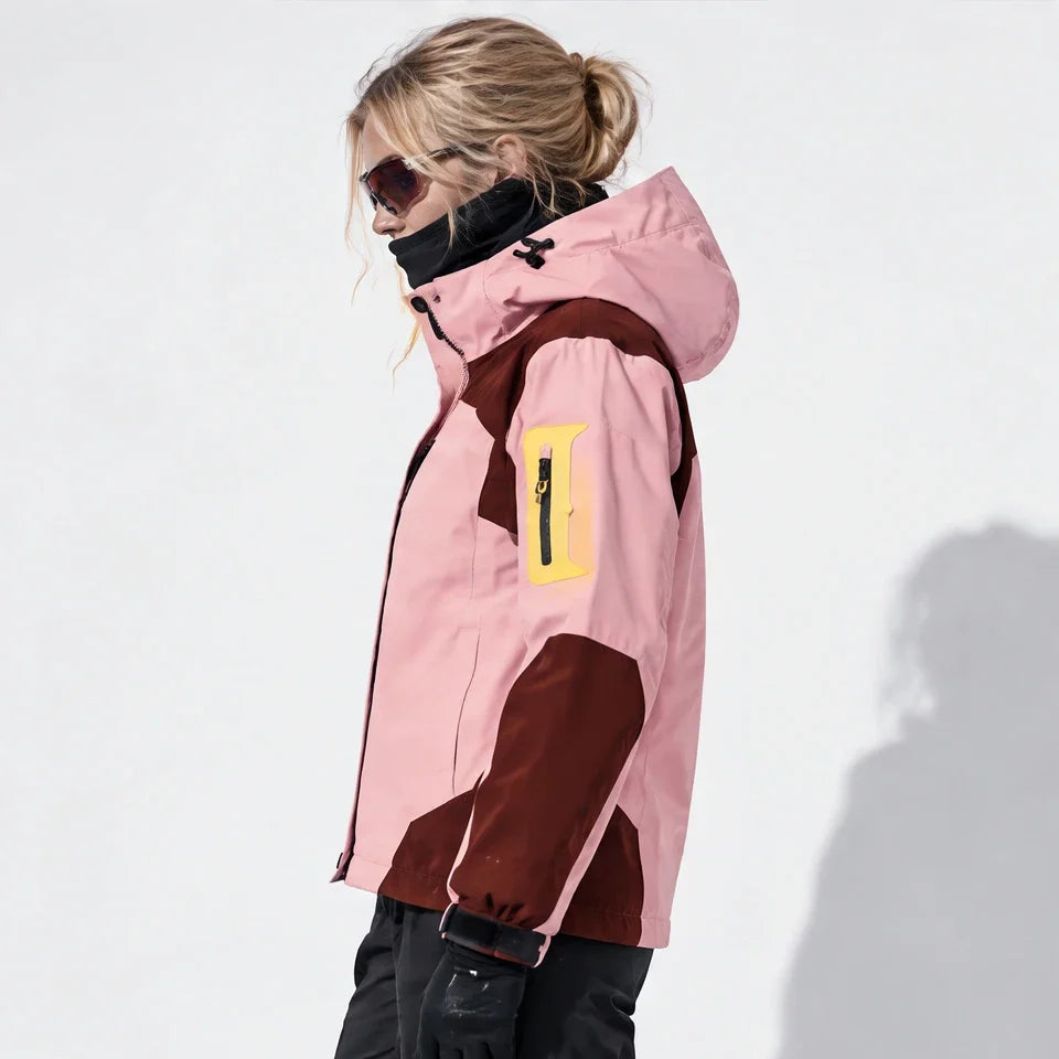 Haar - Womens Windproof Breathable & Laminated Waterproof Jacket - Pink