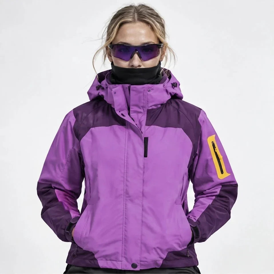 Haar - Womens Windproof Breathable & Laminated Waterproof Jacket - Purple