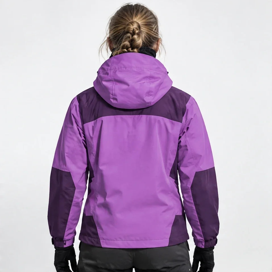Haar - Womens Windproof Breathable & Laminated Waterproof Jacket - Purple