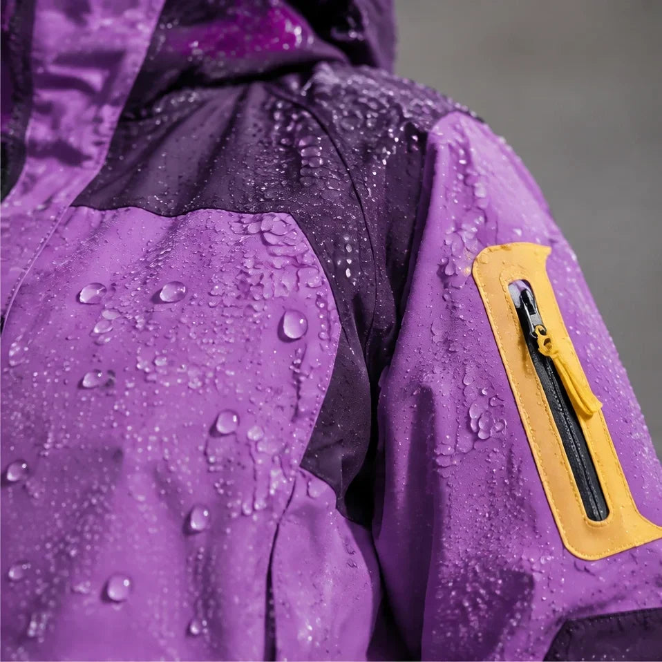 Haar - Womens Windproof Breathable & Laminated Waterproof Jacket - Purple