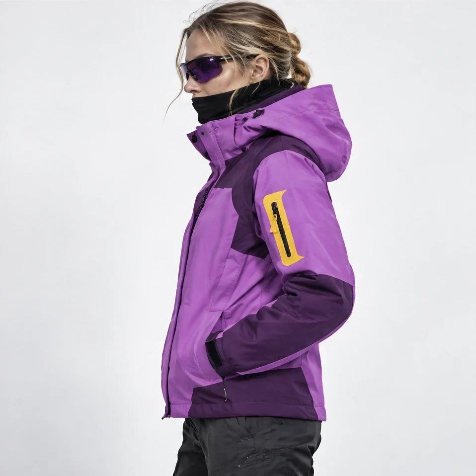 Haar - Womens Windproof Breathable & Laminated Waterproof Jacket - Purple