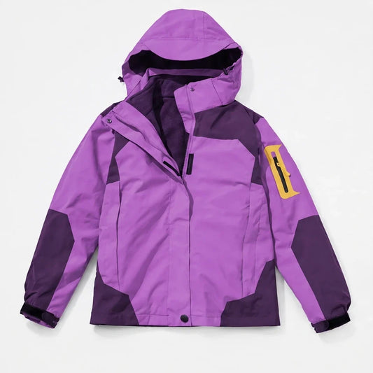 Haar - Womens Windproof Breathable & Laminated Waterproof Jacket - Purple