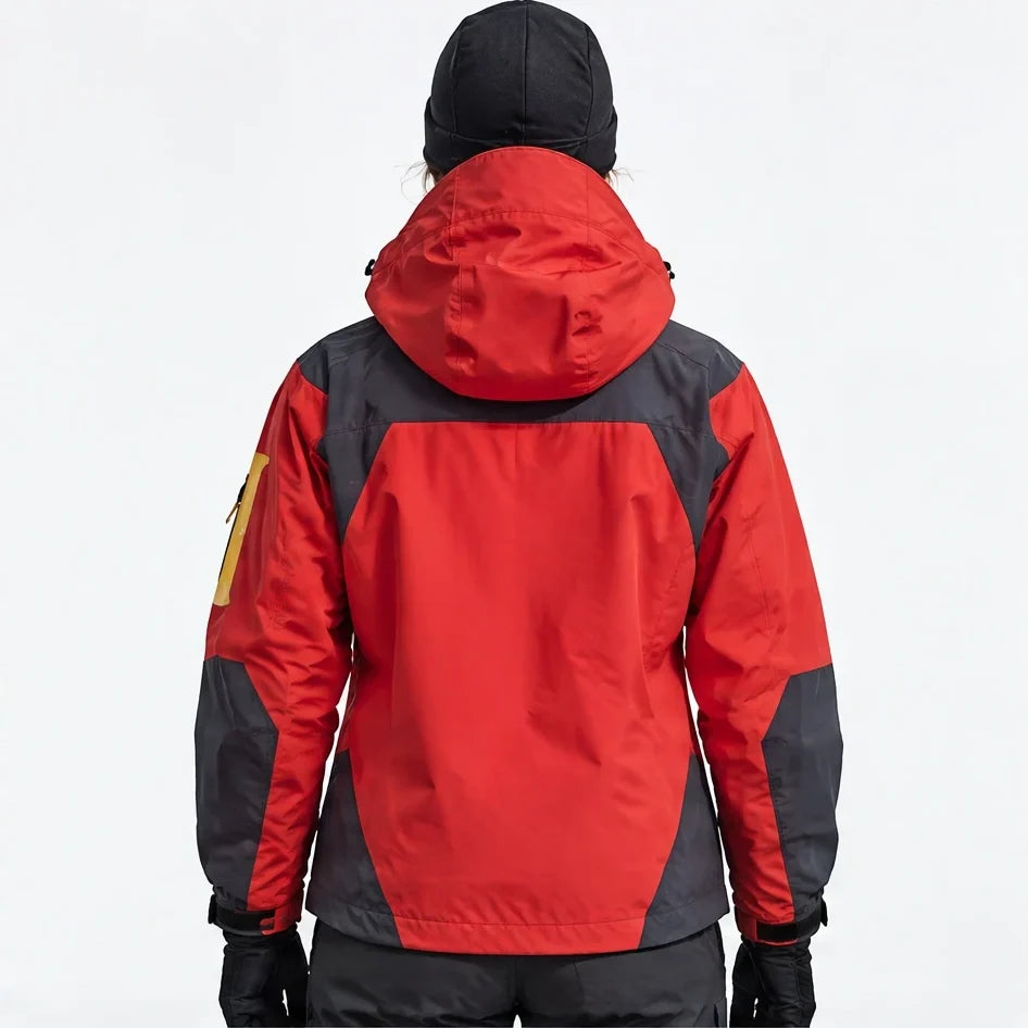 Haar - Womens Windproof Breathable & Laminated Waterproof Jacket - Red