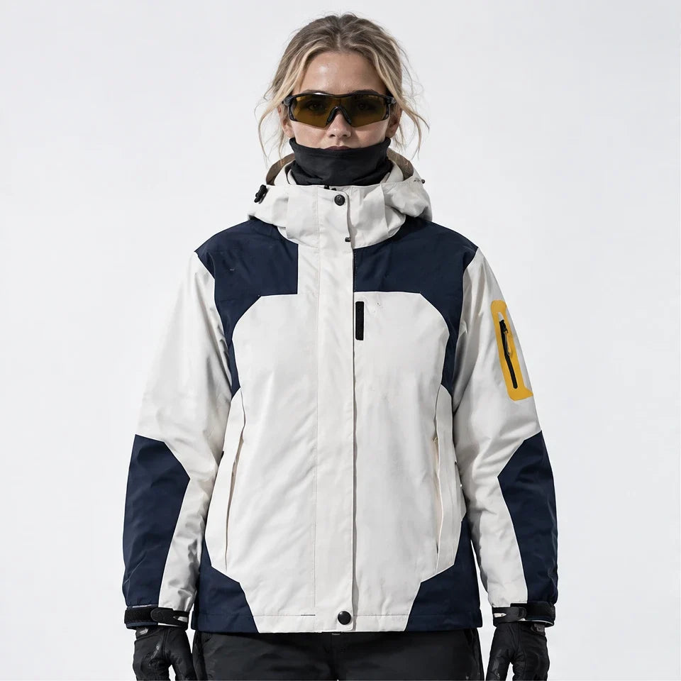 Haar - Womens Windproof Breathable & Laminated Waterproof Jacket - White