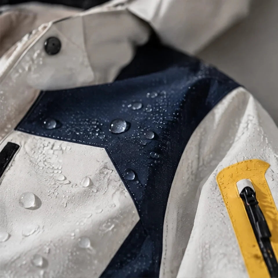 Haar - Womens Windproof Breathable & Laminated Waterproof Jacket - White