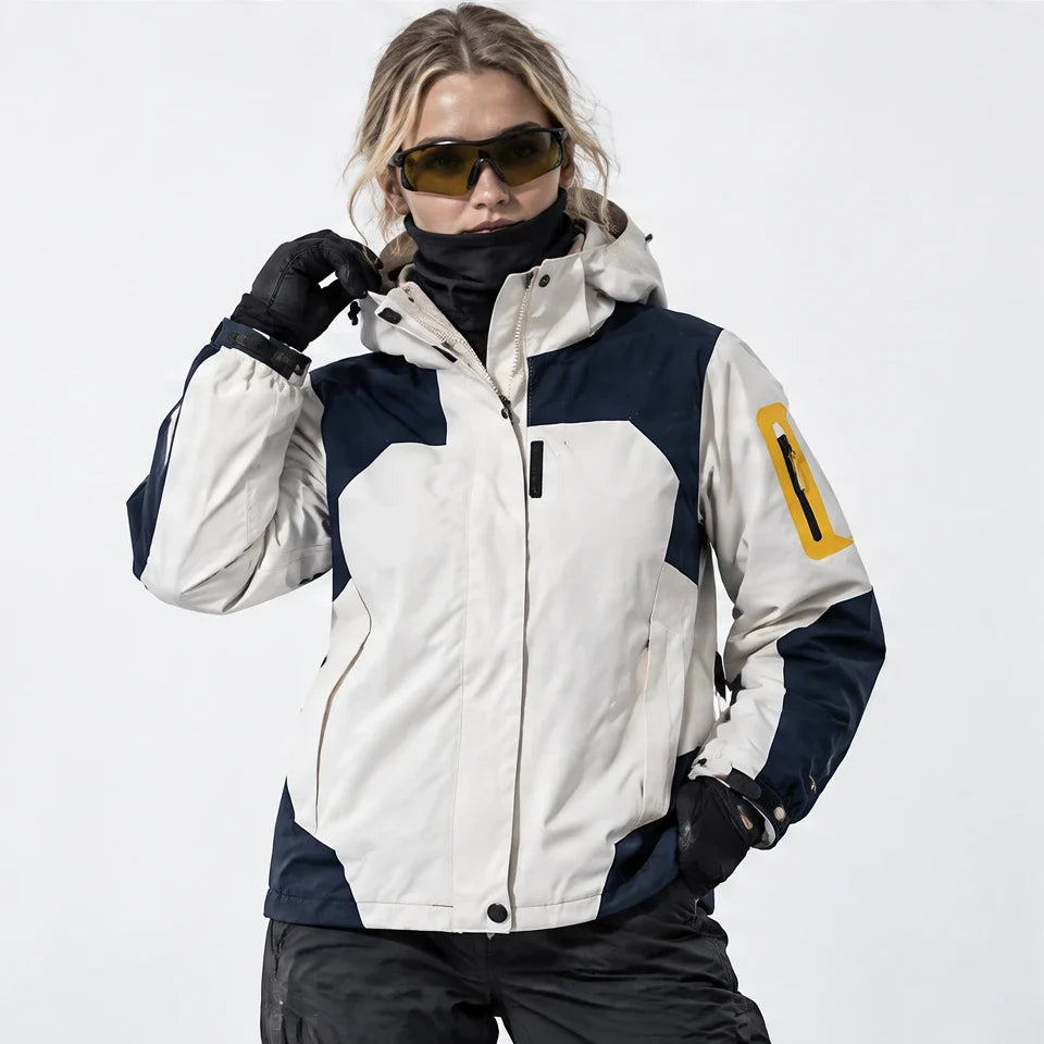 Haar - Womens Windproof Breathable & Laminated Waterproof Jacket - White