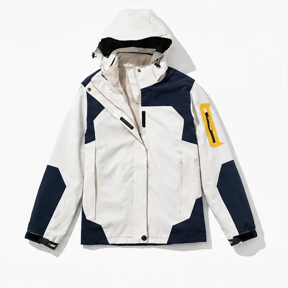 Haar - Womens Windproof Breathable & Laminated Waterproof Jacket - White