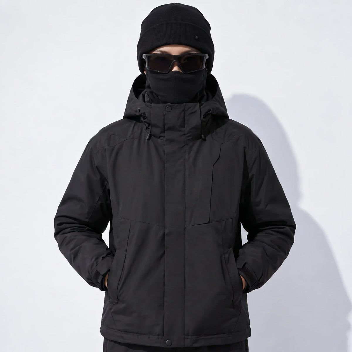 Scree - Womens Windproof Breathable & Hooded Waterproof Jacket - Black