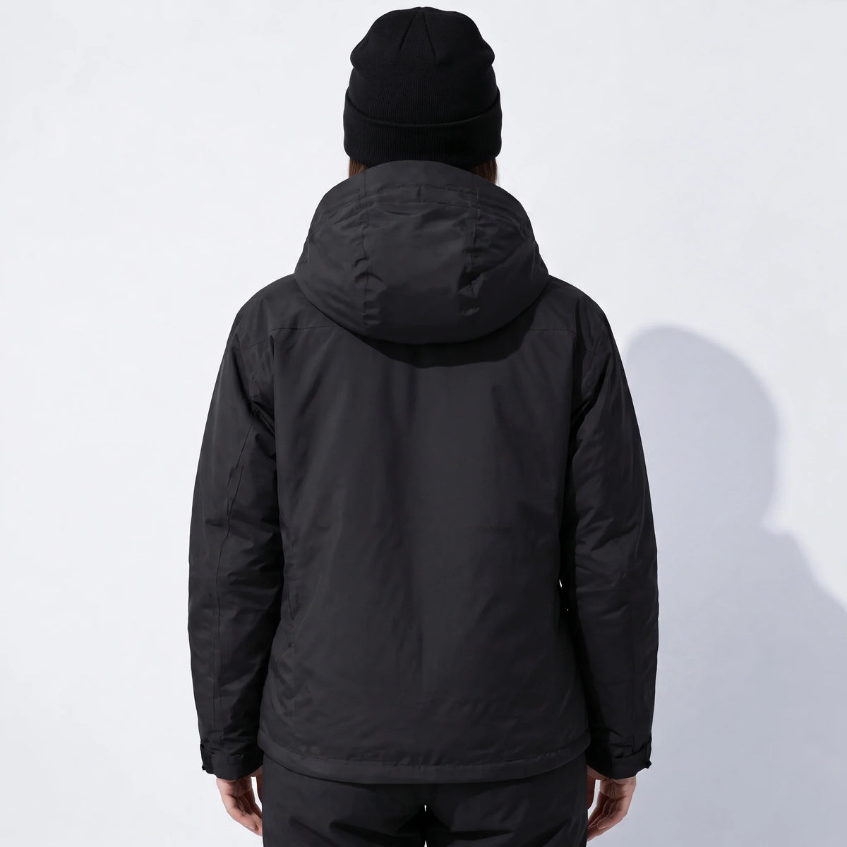 Scree - Womens Windproof Breathable & Hooded Waterproof Jacket - Black