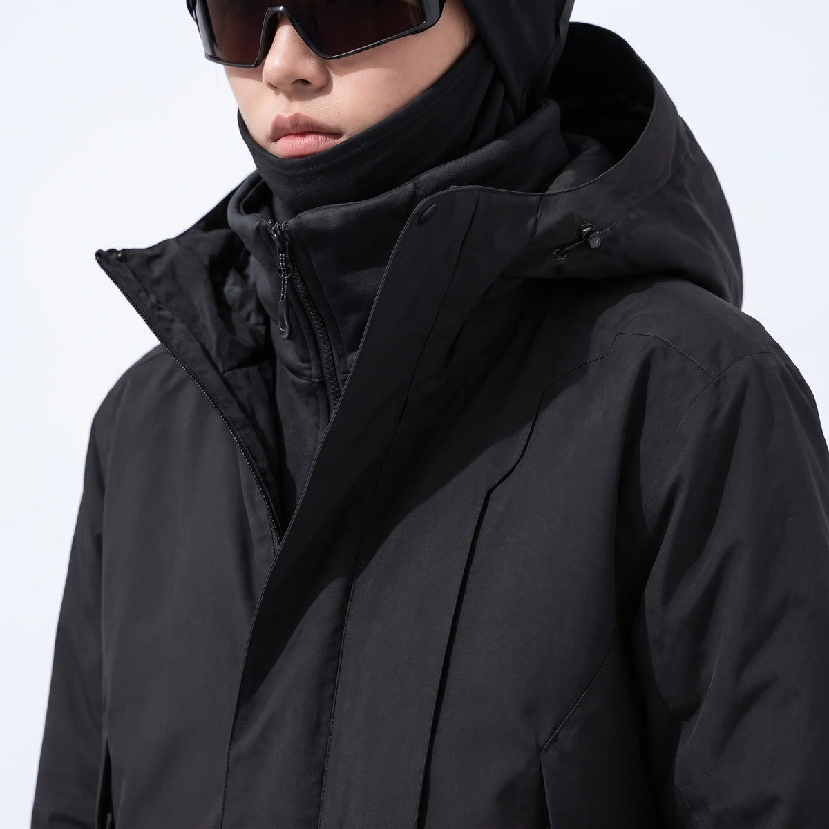 Scree - Womens Windproof Breathable & Hooded Waterproof Jacket - Black
