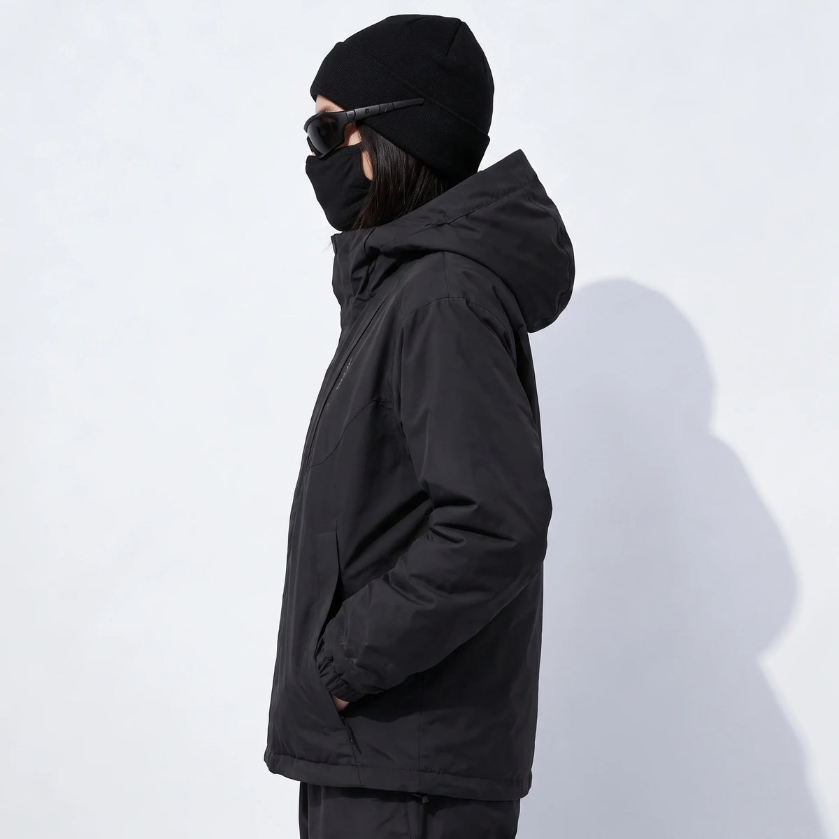 Scree - Womens Windproof Breathable & Hooded Waterproof Jacket - Black