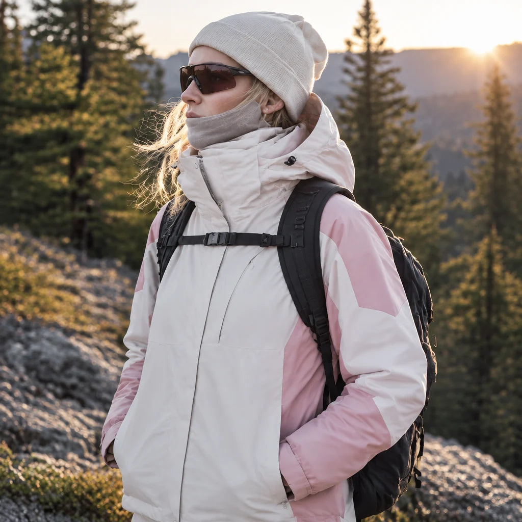 Scree - Womens Windproof Breathable & Hooded Waterproof Jacket - Pink