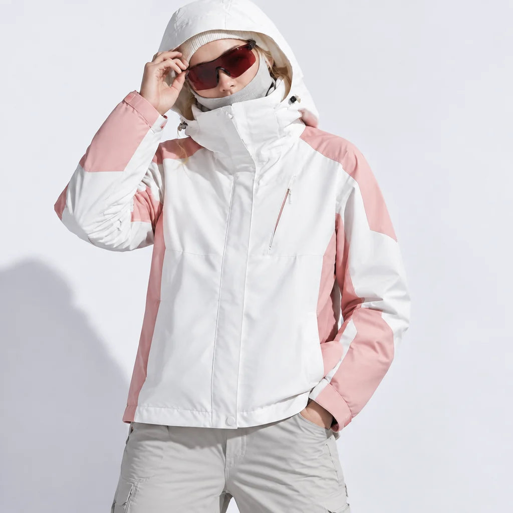 Scree - Womens Windproof Breathable & Hooded Waterproof Jacket - Pink