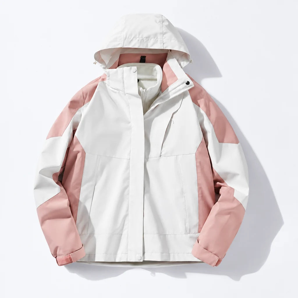 Scree - Womens Windproof Breathable & Hooded Waterproof Jacket - Pink