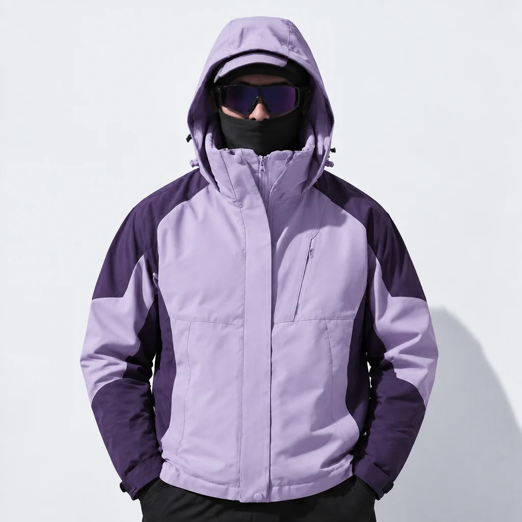 Scree - Womens Windproof Breathable & Hooded Waterproof Jacket - Purple
