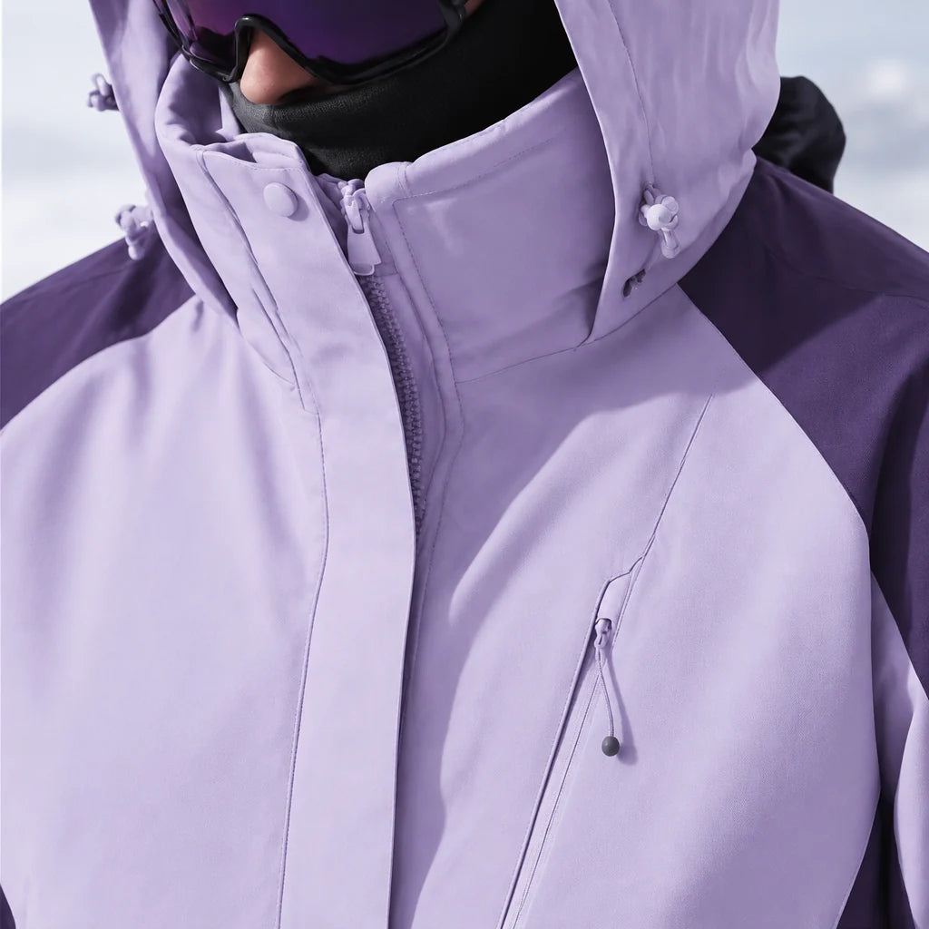 Scree - Womens Windproof Breathable & Hooded Waterproof Jacket - Purple