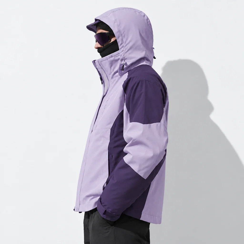 Scree - Womens Windproof Breathable & Hooded Waterproof Jacket - Purple