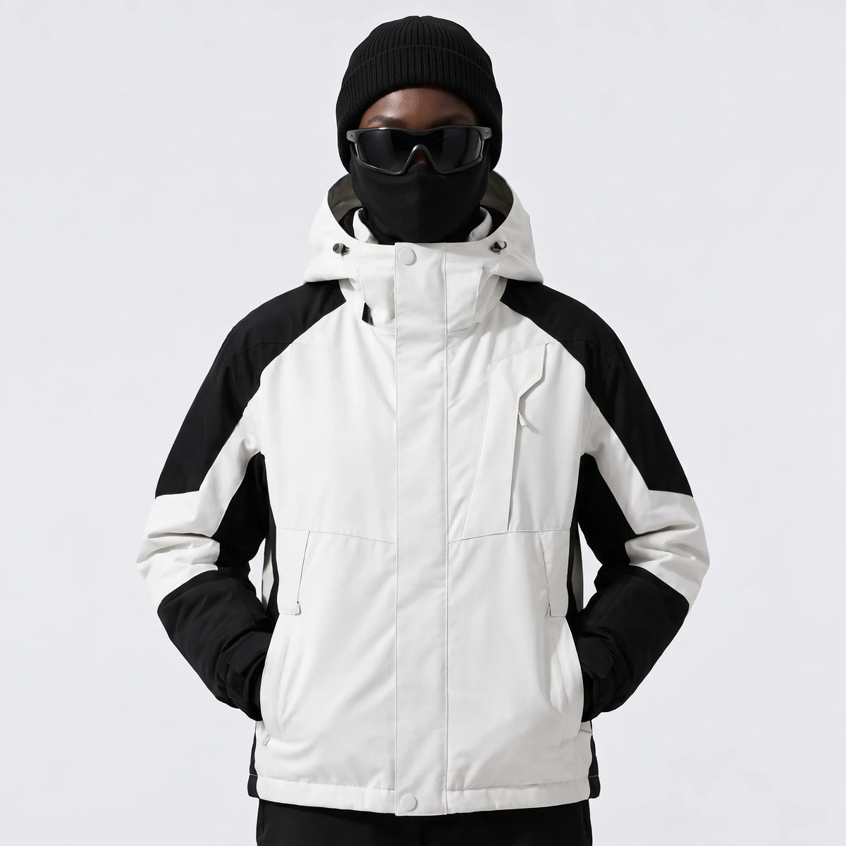Scree - Womens Windproof Breathable & Hooded Waterproof Jacket - White