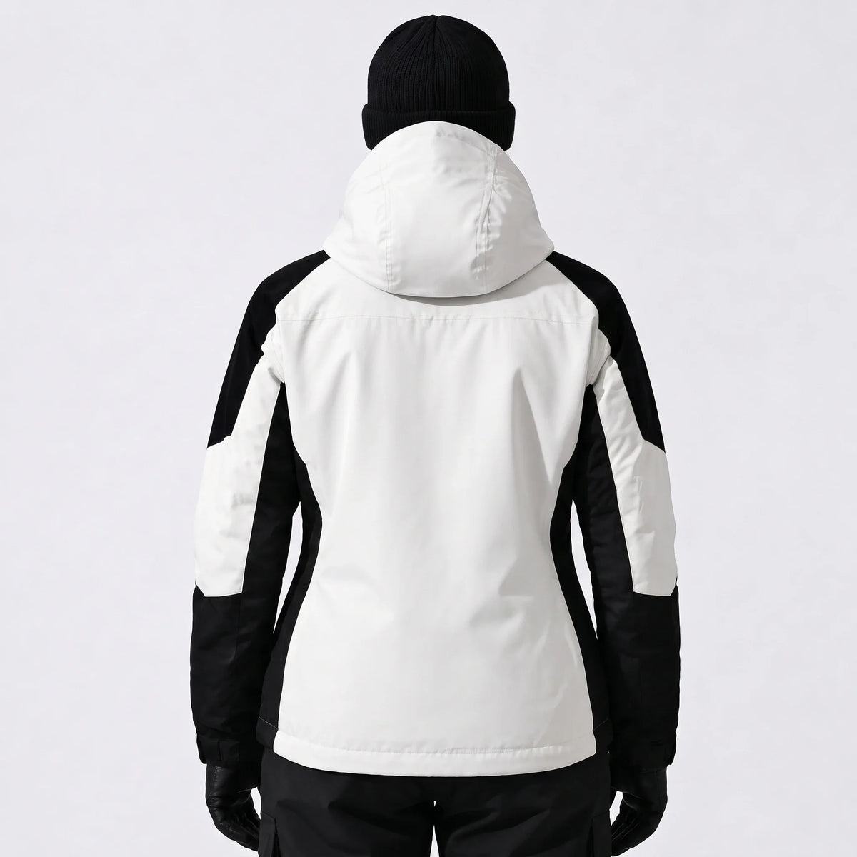Scree - Womens Windproof Breathable & Hooded Waterproof Jacket - White