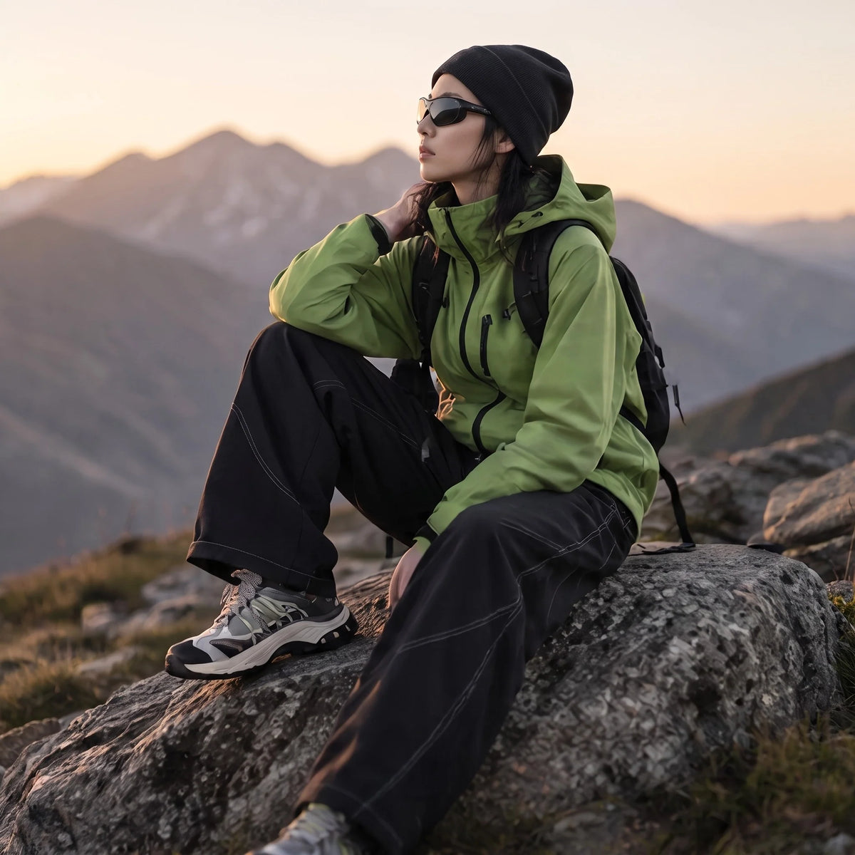 Wraith - Unisex Quick-Dry Windproof & 3-in-1 Waterproof Trousers - Black