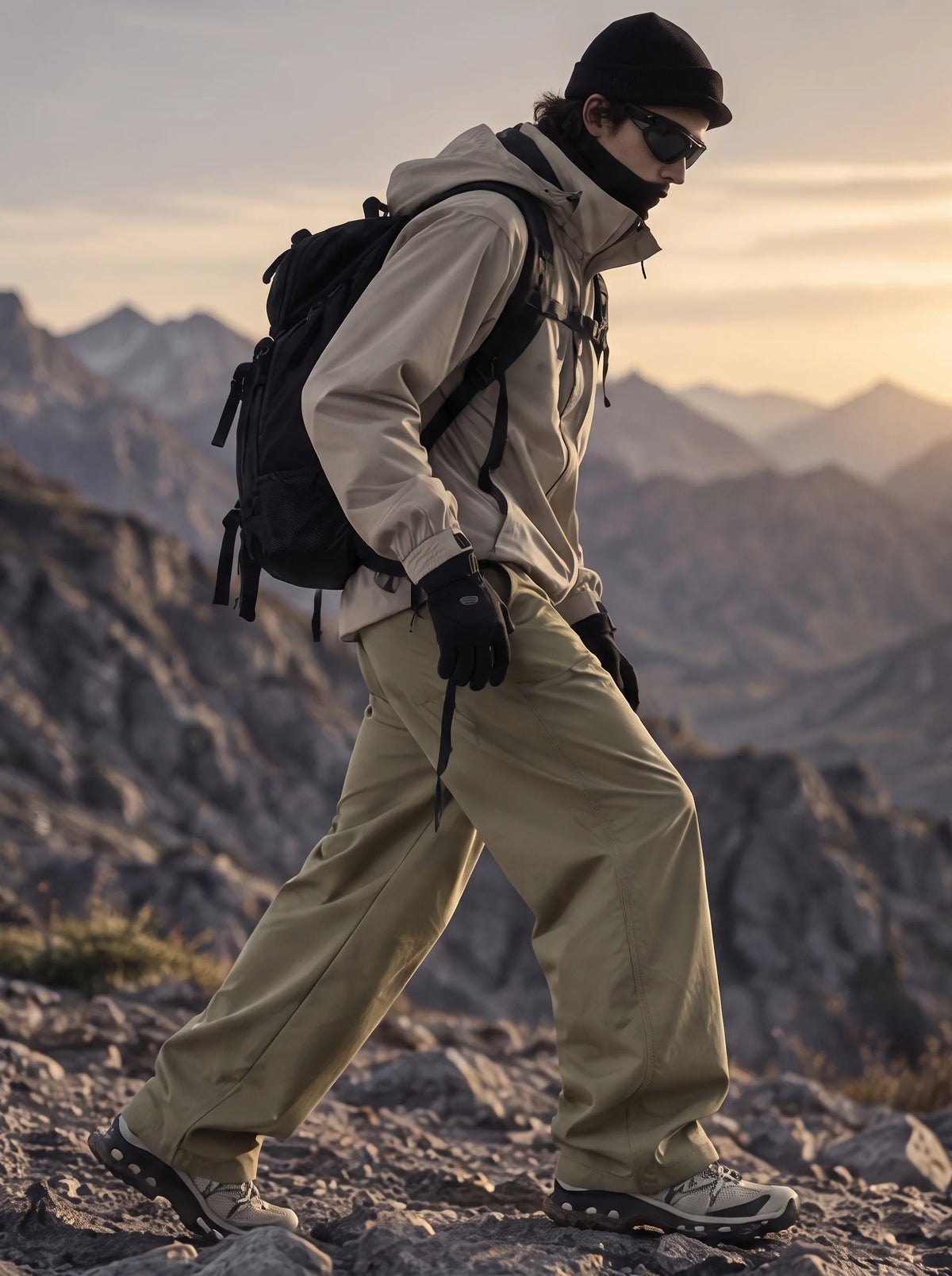 Wraith - Unisex Quick-Dry Windproof & 3-in-1 Waterproof Trousers - Brown