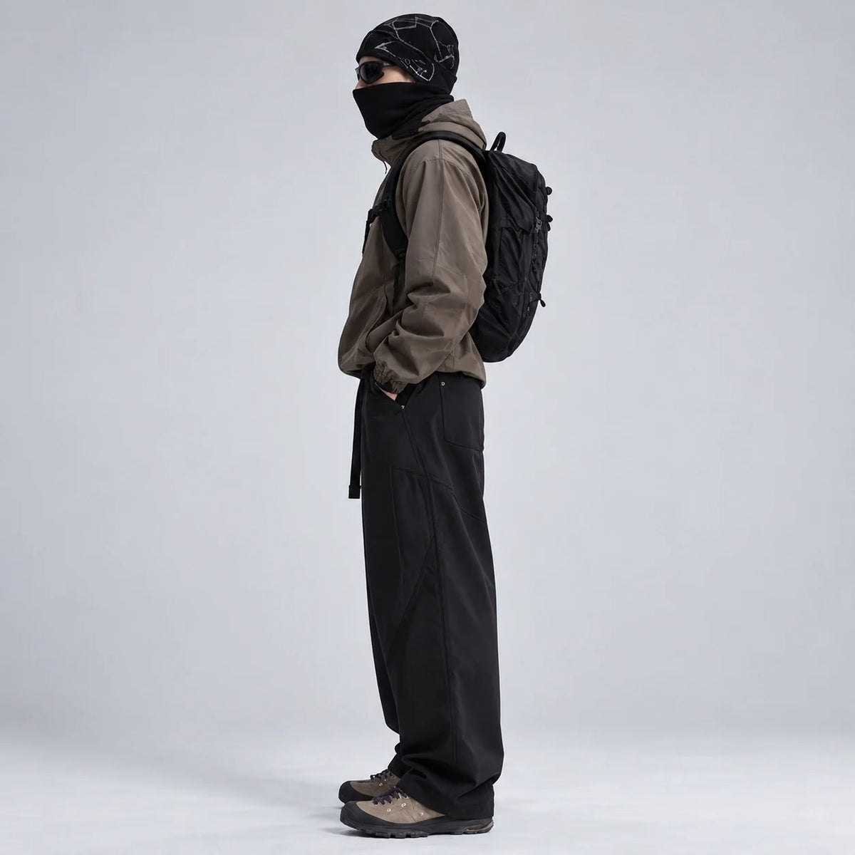 Wraith - Unisex Quick-Dry Windproof & 3-in-1 Waterproof Trousers - Obsidian Black