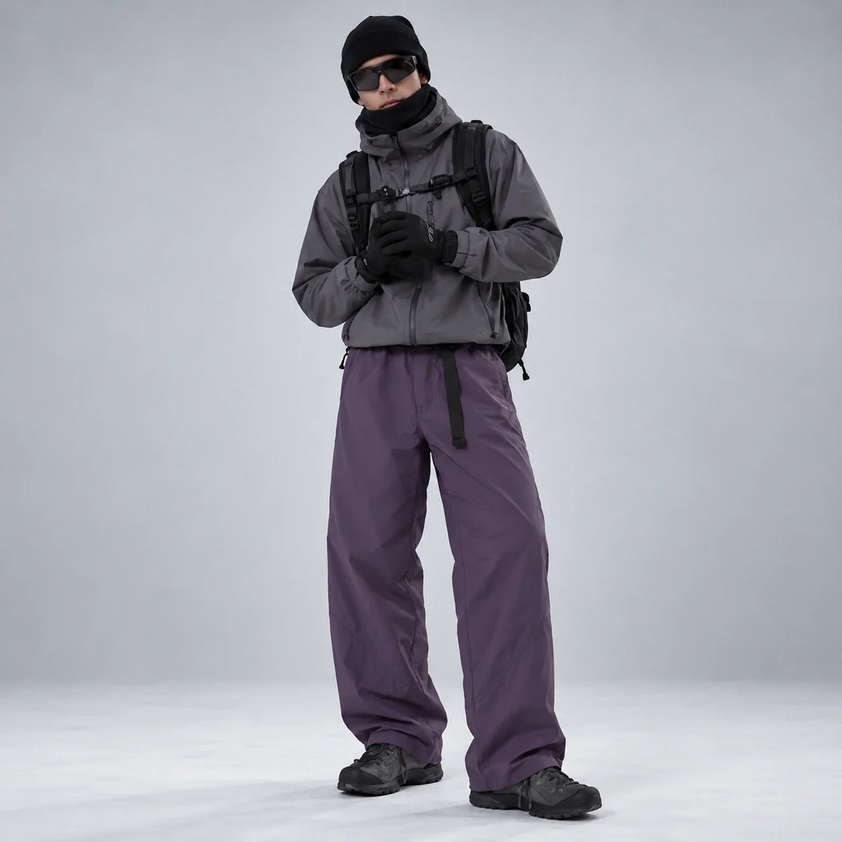Wraith - Unisex Quick-Dry Windproof & 3-in-1 Waterproof Trousers - Purple