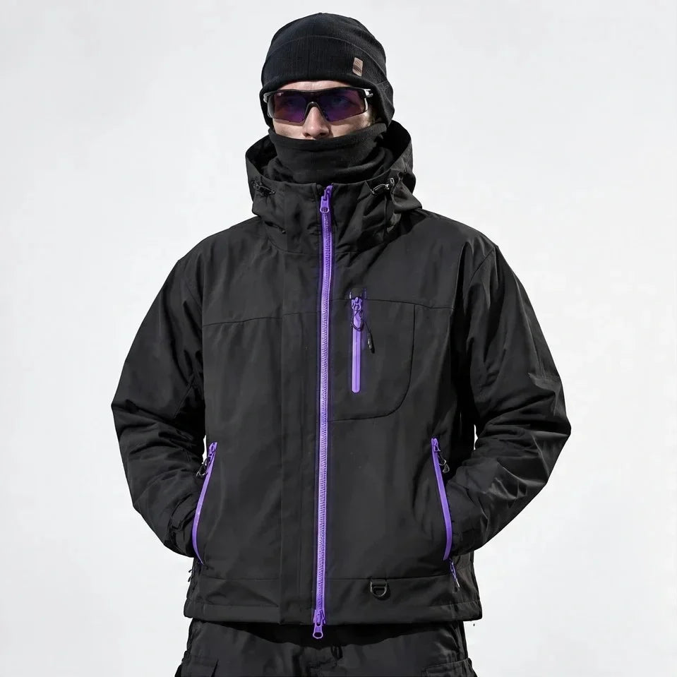 Snell - Unisex 15K Waterproof Jacket - Black