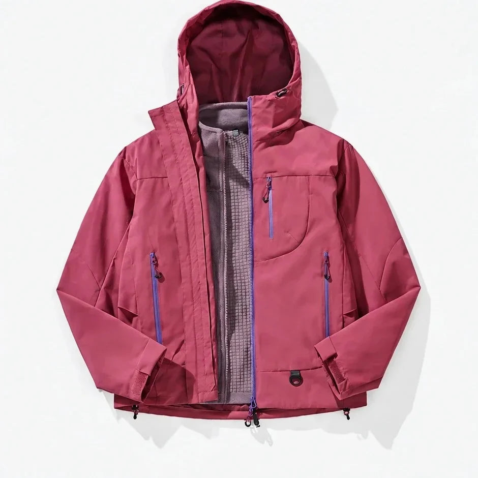 Snell - Unisex 15K Waterproof Jacket - Fuchsia Pink