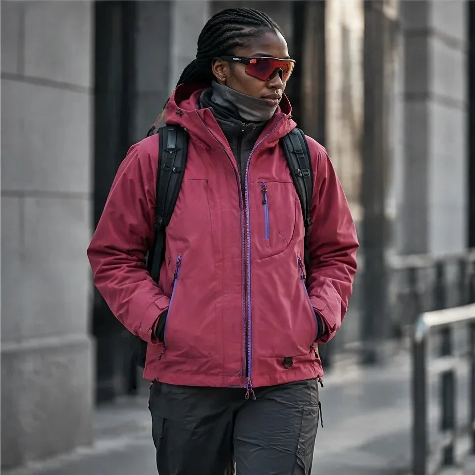 Snell - Unisex 15K Waterproof Jacket - Fuchsia Pink