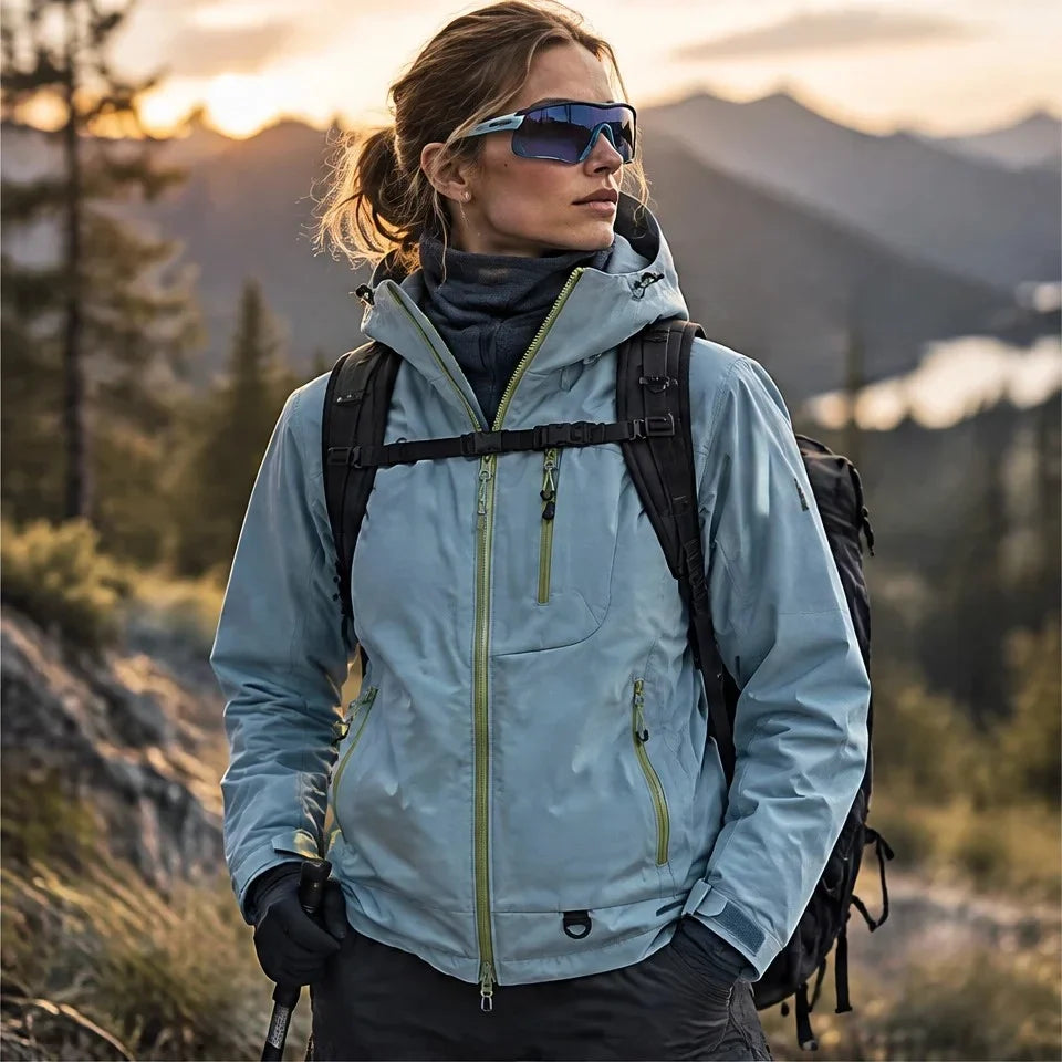 Snell - Unisex 15K Waterproof Jacket - Light Blue