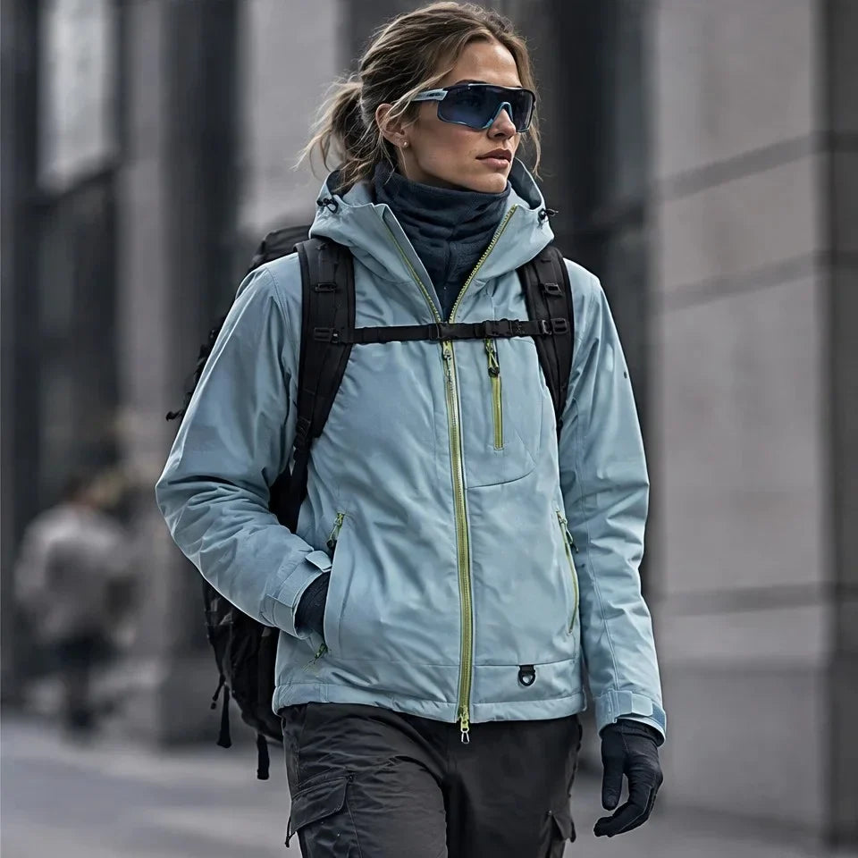 Snell - Unisex 15K Waterproof Jacket - Light Blue