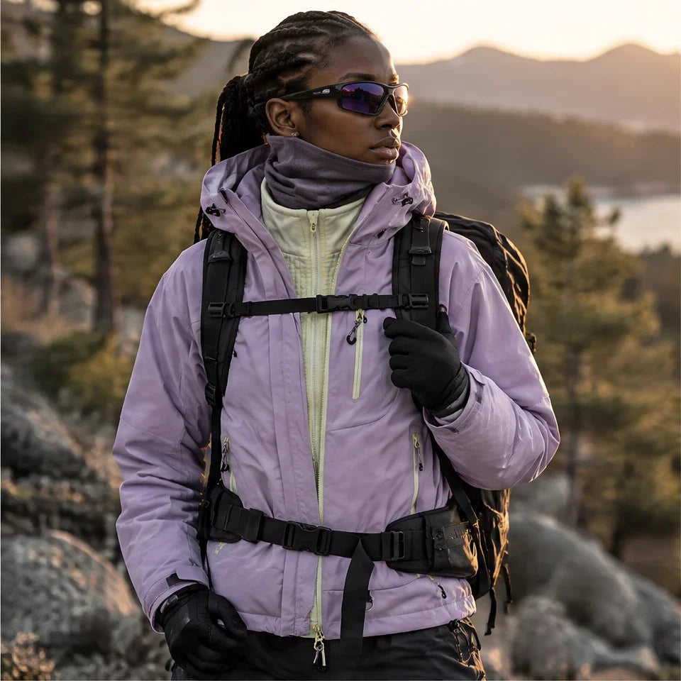 Snell - Unisex 15K Waterproof Jacket - Light purple