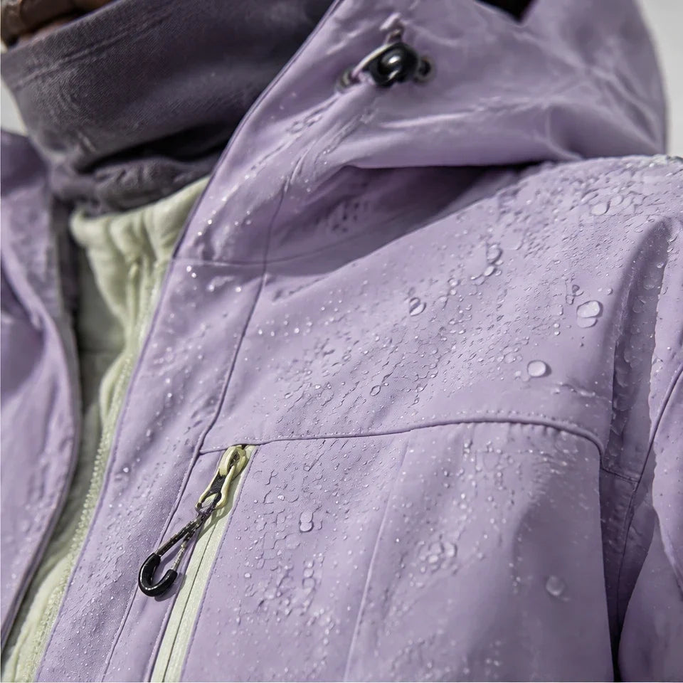 Snell - Unisex 15K Waterproof Jacket - Light purple