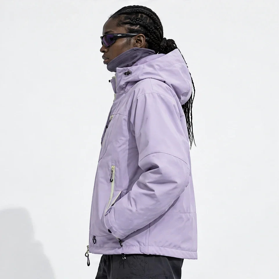 Snell - Unisex 15K Waterproof Jacket - Light purple