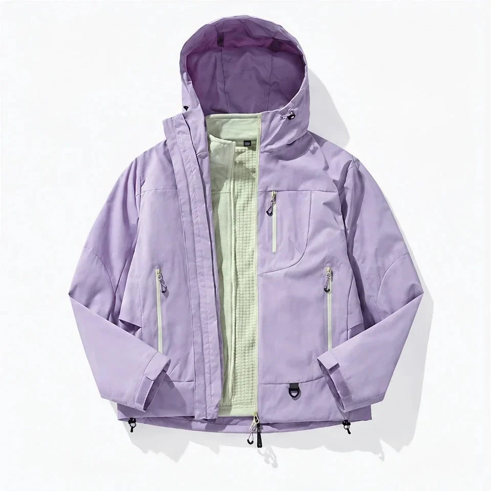 Snell - Unisex 15K Waterproof Jacket - Light purple