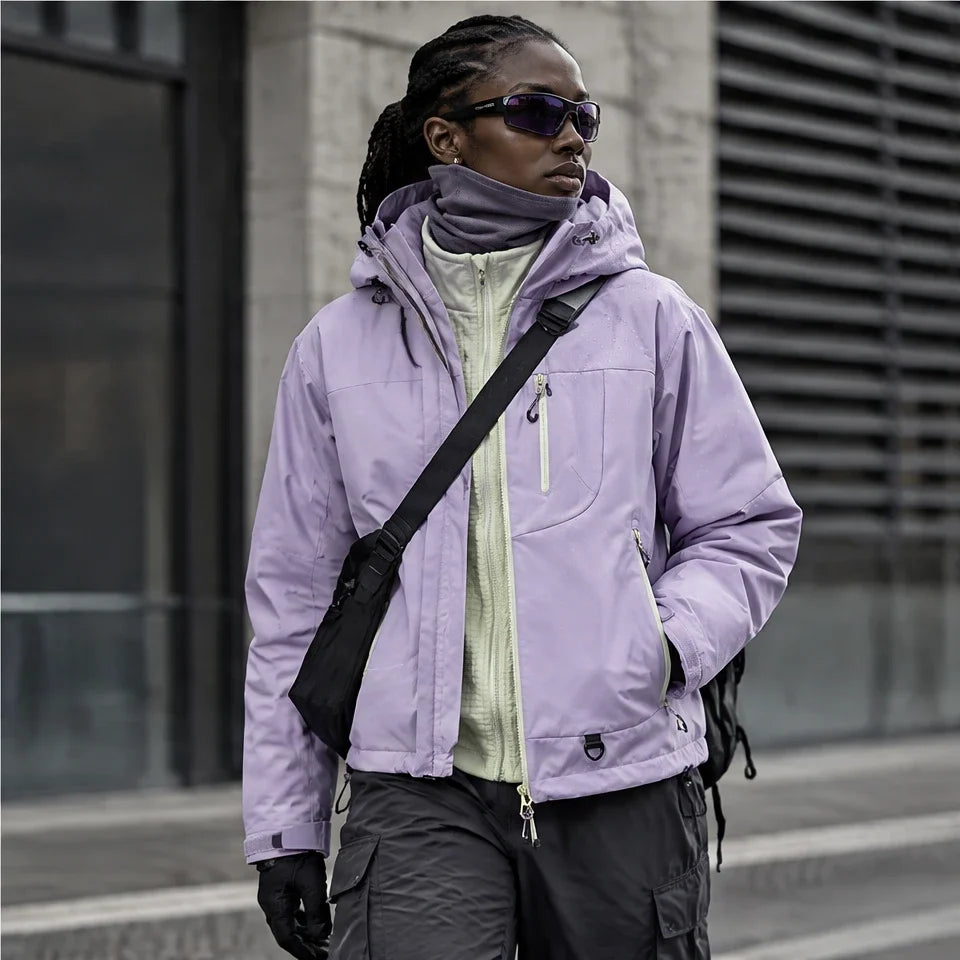 Snell - Unisex 15K Waterproof Jacket - Light purple