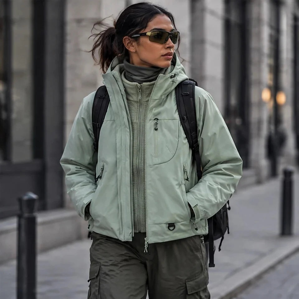 Snell - Unisex 15K Waterproof Jacket - Mint Green